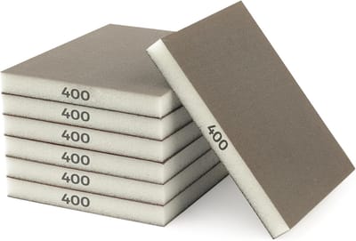 Schuursponzen, 400 korrels. Specificaties Schuurpads voor doe-het-zelf schuurgereedschap, metaal polijsten, hout polijsten, auto polijsten