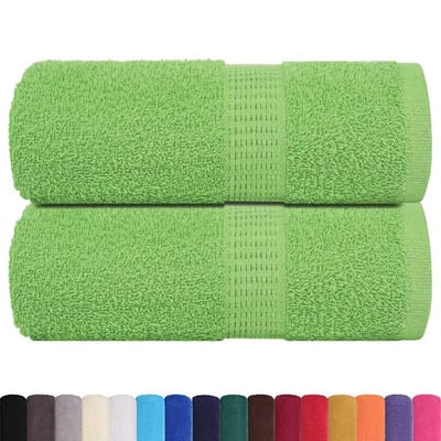 vidaXL - Washandjes - FROGN - 2 - st - 30x30 - cm - 360 - g/m² - appelgroen