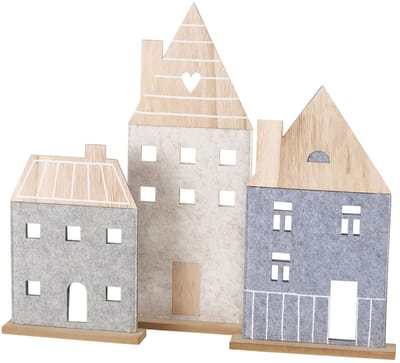 B./2 3-delige set decoratieve standaard Nordy - 2028029