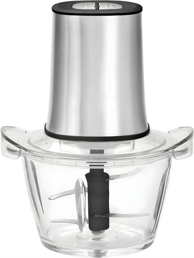 AHD® Hakmolen - Hakmolen Electrisch - Hakmolens - Zilver - 10cm x 10cm x 10cm