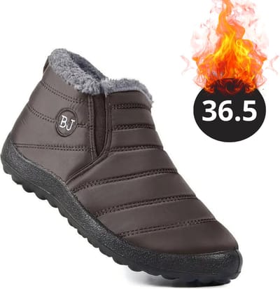 Nivard Snowboots - Sneeuwschoenen - Sneeuwboots - Dames - Wintersport - Ski - Skischoenen - Khaki - 36.5 - Laag