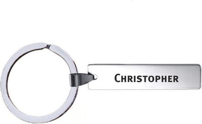 Sleutelhanger Met Naam - Christopher - RVS