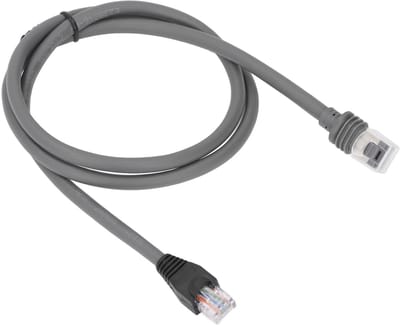Dailygoods- Kabelverlengset 1200 Mbps - Waterdichte Ethernet Kabel - Satelliet Accessoires - Rubber/Koper - 1 Meter - Beschermende Kappen - Ethernetkabel