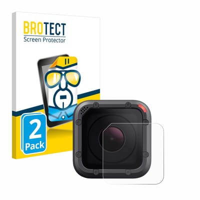 BROTECT - Screenprotector voor GoPro Hero 5 Session Lens (Behuizing) - Folie Beschermfolie transparant 2 Stuks