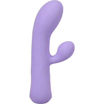 Doc Johnson - Aura - Rechargeable Silicone Rabbit Vibe - Lilac