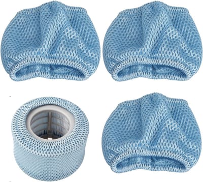 Vervangingsfilters voor Mspa Whirlpool - 3 Stuks met Beschermnetten voor Opblaasbare Zwembaden en Spa's, Inclusief Accessoires voor Optimale Filtratie