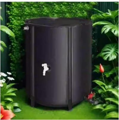 Opvouwbare Watertank - Regenwateropvang - Water Besparen - Compact Opvouwbaar - 1000 Liter - Groen