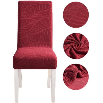 Jacquard hoge kwaliteit stretch waterdichte eetkamerstoel beschermhoes stoel hoes voor hotel eetkamer ceremonie banket 1 piece