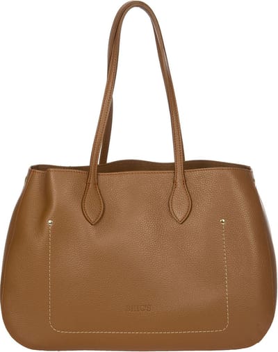 BRIC'S Leren Schoudertas Gondola Lavanda Bag Leather Bruine
