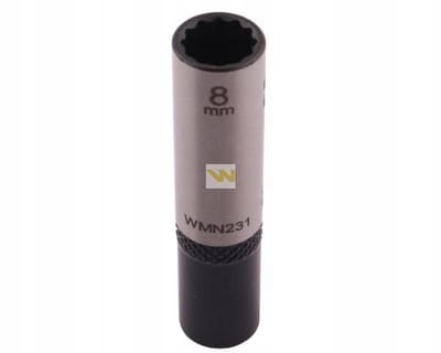 Waryński 1/4" 8mm Dopsleutel, Lange Uitvoering, CrV50BV30