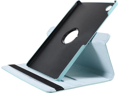 Hoes geschikt voor Samsung Galaxy Tab A9 – Arara draaibaar tablethoes – Lichtblauw