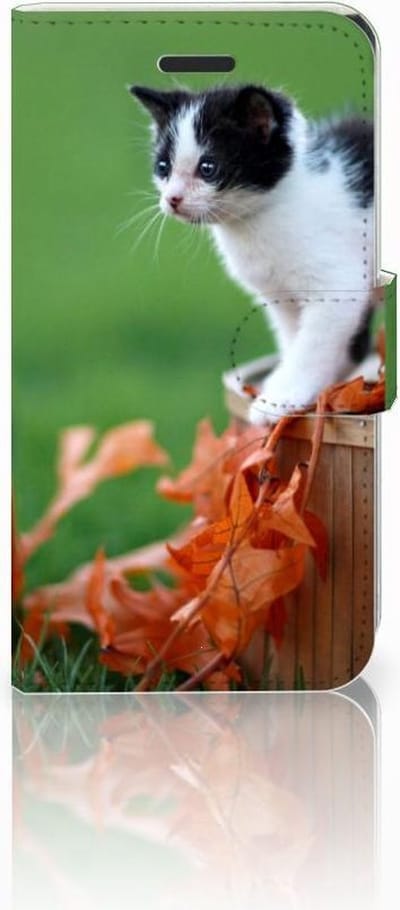 Samsung Galaxy Xcover 3 | Xcover 3 VE Telefoonhoesje met Pasjes Kitten