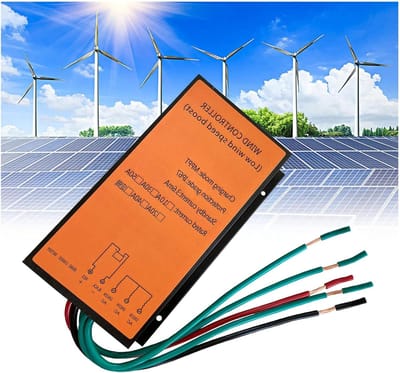 Wind Turbine Controller - Generator Lader - Accu's Opladen - MPPT Technologie - 5000W - Zilver