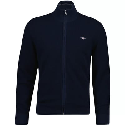 Geknoopte cardigan in geprofileerd breisel Gant