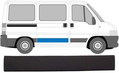 Zijlijst sierlijst voor Peugeot Boxer 2002-2006 / Links = Rechts (symmetrisch)
