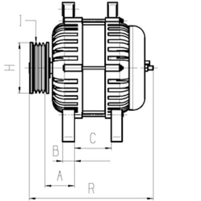 Driefasige generator HC-CARGO F 032 115 650
