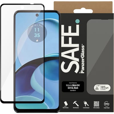 SAFE by PanzerGlass Screen Protector Motorola G14 4G | G54 5G | Ultra-Wide Fit