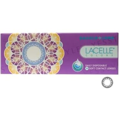 BAUSCH+LOMB - Lacelle 1 Day Lace Color Lens Frozen Grey 30 pcs P-0.00 (30 pcs)