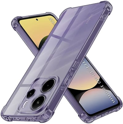 Hoesje geschikt voor Xiaomi Redmi Note 14 4G 163.2mm - Techsuit Shockproof Silicone Back Cover - Zwart