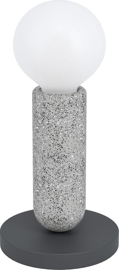EGLO GIACONECCHIA TAFEL ANTRACIET/TERRAZZO/ZWART