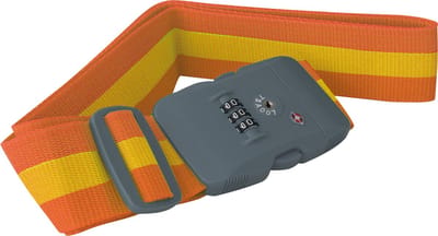 Travelsafe Kofferriem - Oranje - met TSA Slot