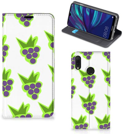 Huawei Y7 hoesje Y7 Pro (2019) Flip Style Cover Druiven