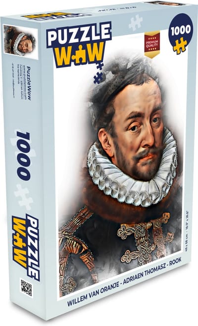 Puzzel Willem van Oranje - Adriaen Thomasz - Rook - Legpuzzel - Puzzel 1000 stukjes volwassenen