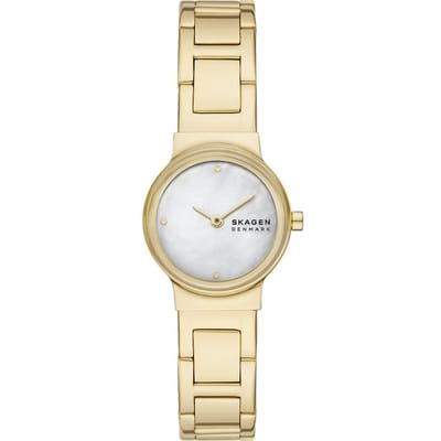 Skagen FREJA LILLE Dames Horloge 26 mm - Goudkleurig