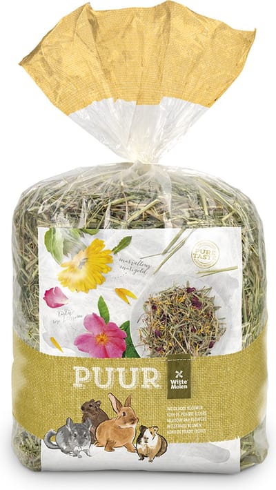 Witte Molen - Knaagdierenvoer - Knaagdier - Puur Weidehooi Bloemen 500gr - 1st