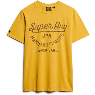 Superdry - Copper Label T-shirt met tekst - Heren - T-shirts