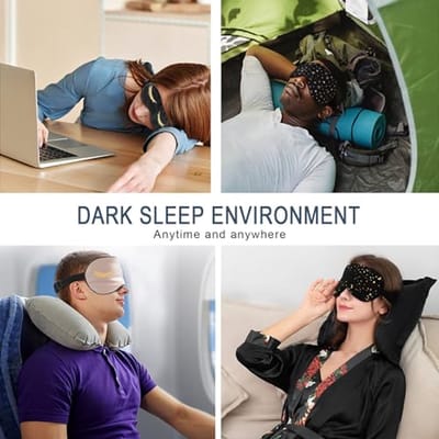 Zijden slaapmasker met verstelbare riem - Comfortabel en super zacht oogmasker voor ultieme ontspanning