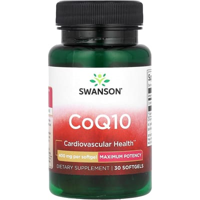 CoQ10, Maximale Potentie, 400 mg, 30 Zachte Capsules