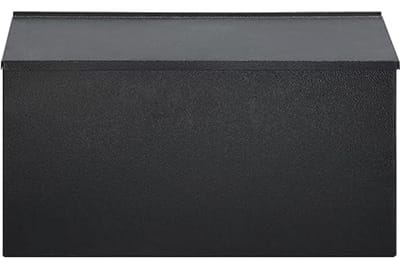 Grote Wandgemonteerde Brievenbus voor Buiten - Roestvrijstalen Gepolijst Stalen Box (15,7" x 4,3" x 9,4")