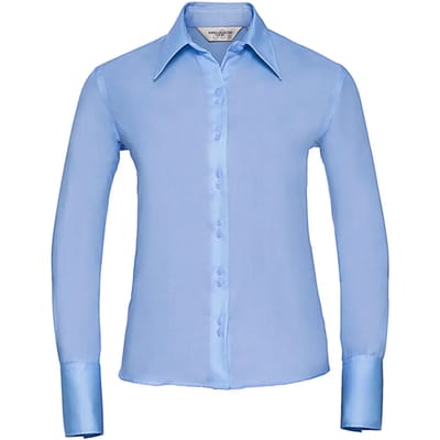 Damesblouse met lange mouwen Russell Athletic Ultimate Non-iron