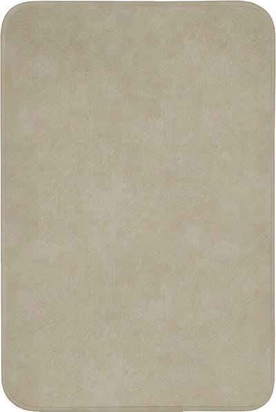 Badmat 60x90 cm - Antislip - Taupekleur - Gewolkt textuur - Natuurlijk - Badmatten voor badkamer - Badkamermat - Douchemat - Badkamer mat