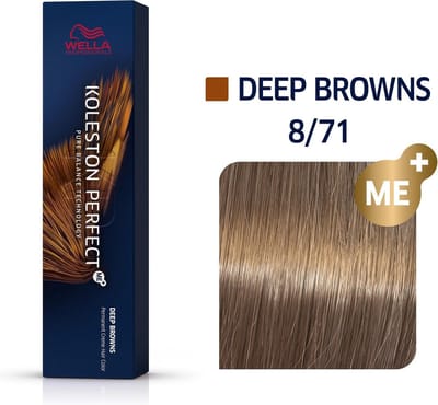 Wella Professionals Koleston Perfect Me+ - Haarverf - 8/71 Deep Browns - 60ml