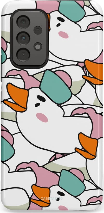 Casetastic Hoesje Geschikt voor Samsung A53 - Stijlvolle Beschermende Duo-layer Case - Gansmatroos