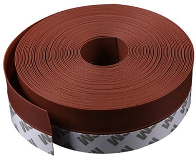 Actie4you® - Zelfklevende Tochtstrip - Tochtstrip siliconen - Isolatiestrip - Tochtwering - Isoleren – Tochtstrip - Energie besparen – Verduurzamen - 5 Meter - 2.5cm breed – Bruin
