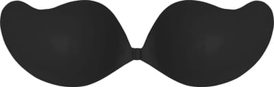 Plak BH - Plack bh Push up - Dubbelzijdig Zelfklevend bh - Zelfklevende bh - Zwart - Plak bh cup A - MAGIC Bodyfashion Double Sticky Angel Bra - Strapless BH - Onzichtbare BH