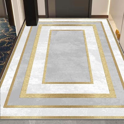 Luxe Stijl Entree Deurmat Grote Oppervlakte Woonkamer Decoratie Tapijt 200x300cm Antislip Lounge Zacht Kleed Wasbaar Aanpasbaar 80x120cm