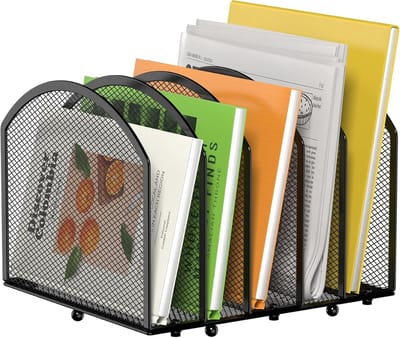 Bureau Bestandsorganizer met 5 Secties - Ideaal voor Kantoor en School