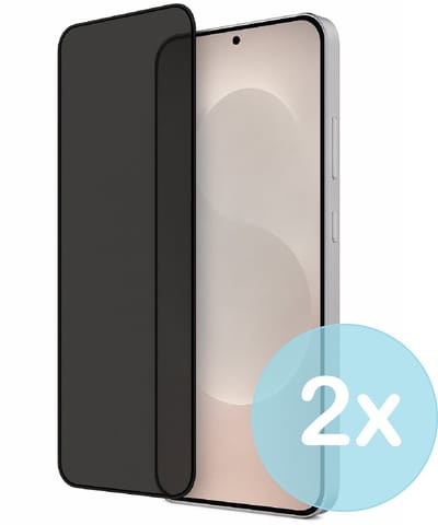 Privacy Screenprotector Geschikt voor Samsung Galaxy S25 Edge – Anti-Gluren – Krasbestendig Gehard Glas 9H – Volledige Dekking – 2-Pack – FuturiQ