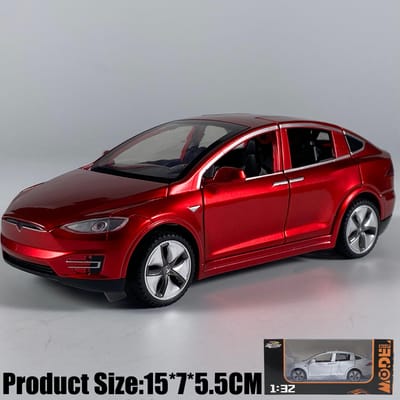 1:32 Model X Awd Middelgrote Luxe SUV Legering Metaal Diecast Modelauto Huisdecoratie En Trendy Bureauornamenten Vakantiegeschenk