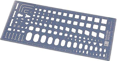 Hasegawa Modelbouwdecoratie - 71108 - Werkzeug: Schneidevorlage D Gereedschap