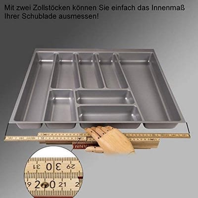 Bestekbak – luxe bestekcasette – bestek opslag voor laden – opbergen van bestek – cutlery organizer