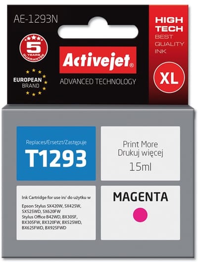Originele inkt cartridge Activejet AE-1293N Magenta
