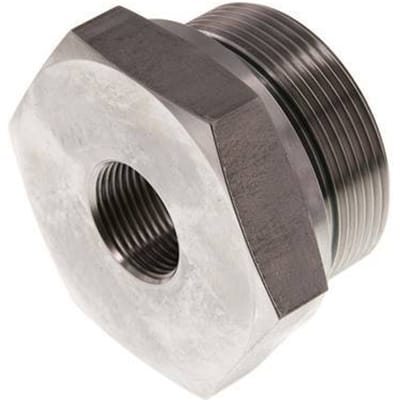 G 2'' x G 3/4'' M/F RVS Neusstuk 250 Bar - Hydrauliek - FL2S-MF-STE-200G-034G