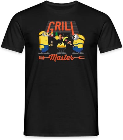 Minions Grill Master T-Shirt Heren
