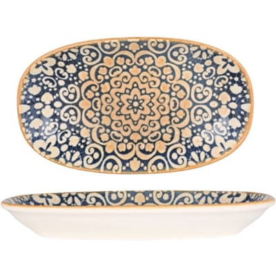 Bonna Serveerschaal - Alhambra - Porselein - 24x14 cm - set van 2