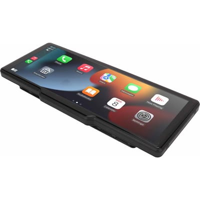10,26 pouces Autoradio sans fil Écran tactile HD Contrôle central CarPlay Récepteur audio Lecteur multimédia pour véhicule Avec gray